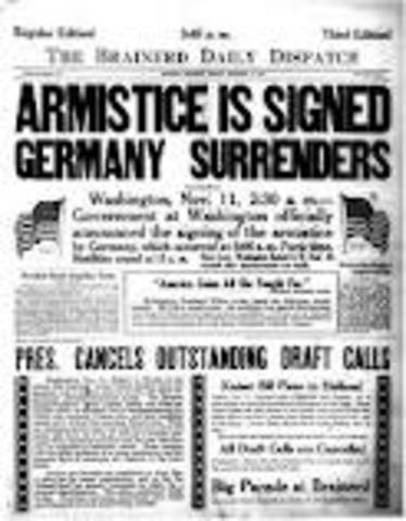 Signing the treaty to end the war