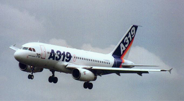 airbus a319 first flight