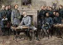 The Treaty at Appomattox Courthouse