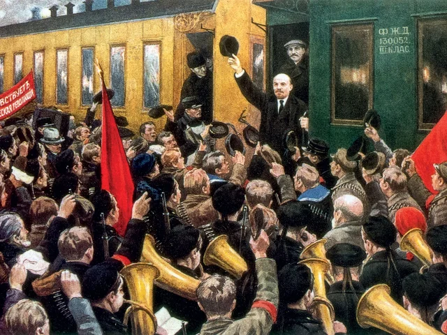 Lenin Returns to Russia
