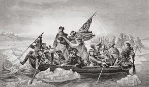 George Washington crossing the Delaware river