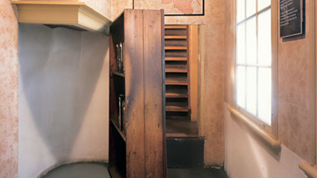 The doorway into the Secret Annex