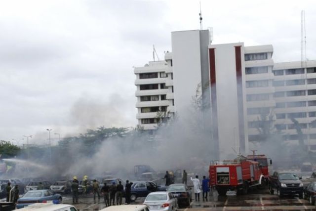 Nigeria's first suicide bomber attacks police station.