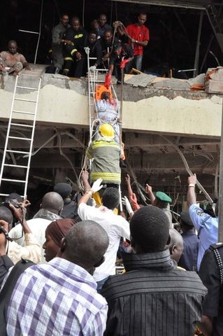 Bomb blast at U.N building