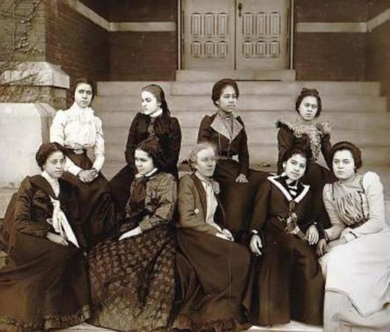 Discussion of vocational education for women alludes to women's rights