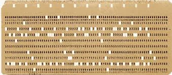 Las tarjetas perforadas