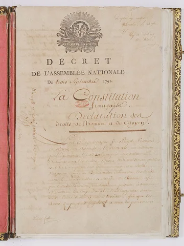 APROVACIÓ CONSTITUCIÓ 1791