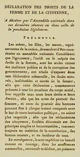 Invent, Olympe de Gouges