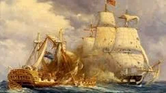 The USS Constitution defeats the HMS Guerriere
