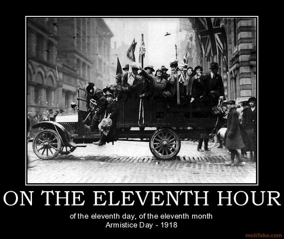 Germany and Allies sign an Armistice.