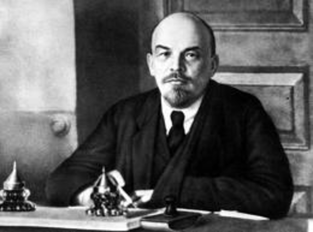 Vladimir Ilyich Lenin ended Russia’s involvement in WWI