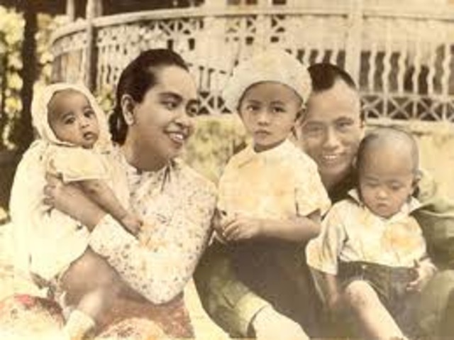 Aung San and Ma Knin Kyi were married