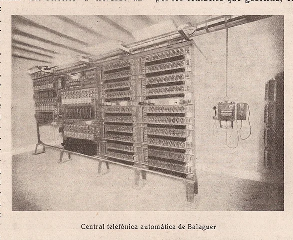 Primer sistema de conmutación automático