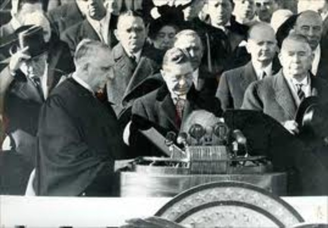 Harry Truman is inaugurated