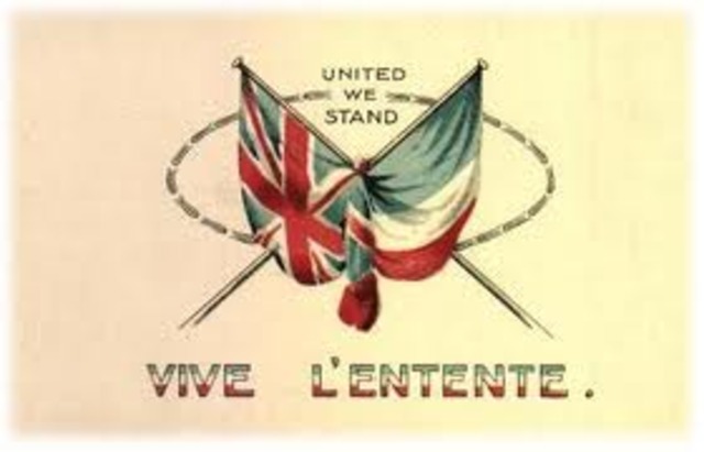Britian formed entente (alliance) with France