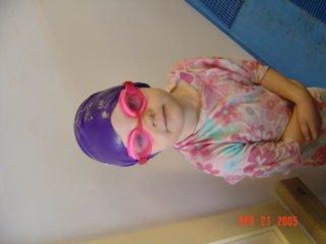 First swimming lesson