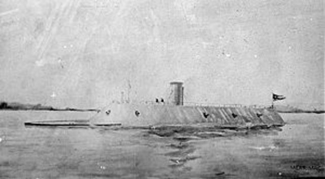 USS Monitor, Battle of Hampton Roads