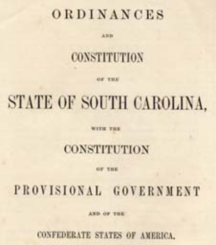 South Carolina Secedes