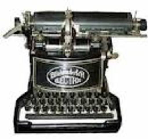 La maquina de escribir Hammond