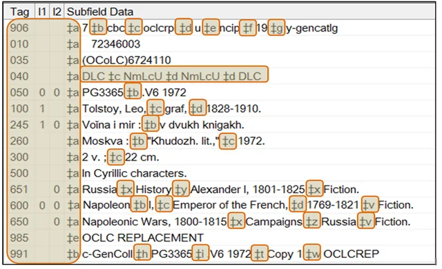BIBFRAME (Bibliographic Framework Initiative)