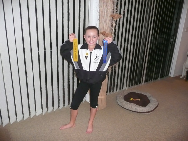 when I won my first ribbons in dancing