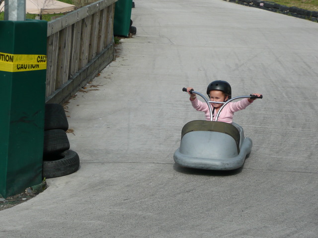 my first time at the luge and auckland luge