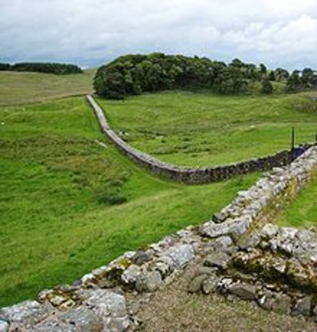 Hadrians Wall begins to be built