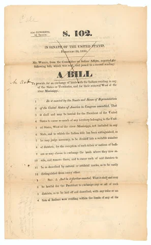 The Indian Removal Act