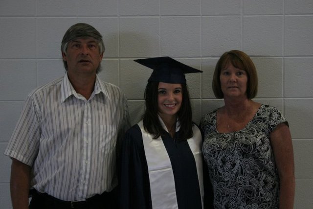 My sister graduated high school