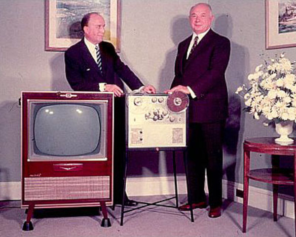 Videoplayer Presented to David Sarnoff