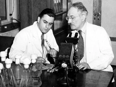 Albert Schatz (1920-2005) i Selman Waksman (1888-1973)