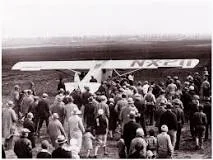 Charles Lindberg completes solo flight across the Atlantic