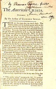 Thomas Paine’s writing of “The American Crisis”