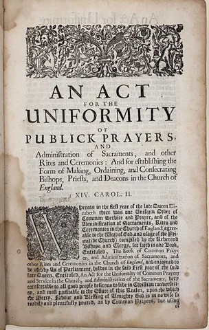 The act of uniformity