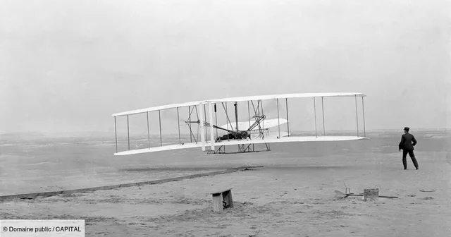 First flight by plane