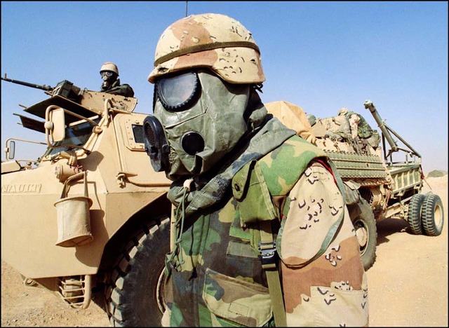 U.N. declares victory in the Persian Gulf War.