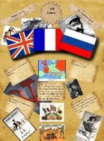 Britain made another entente with France and Russia, forming the Triple Entente