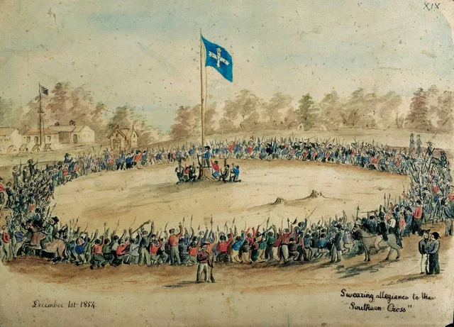 Battle of the Eureka Stockade, Ballarat.