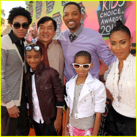 Kids Choice Awards With His family