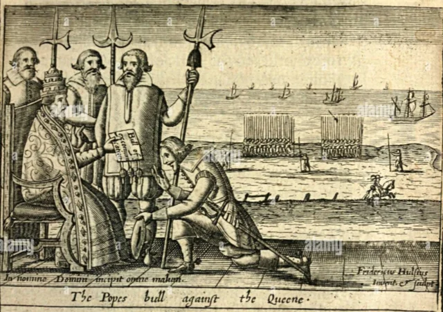 The excommunication of Elizabeth I