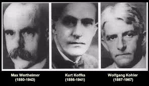 Max Wertheimer (1880 - 1943),Wolfgang Köhler (1887 –1967) y Kurt Koffka (1887 – 1941)