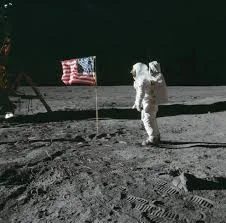 Neil Armstrong steps foot on the moon