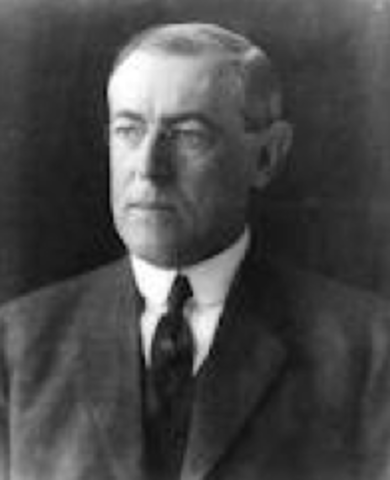 Wilson asks congress to go to war on Germany