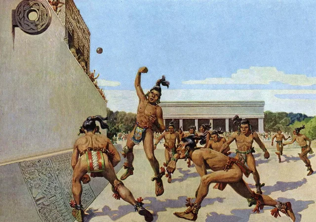 El juego de Pelota Maya. MESOAMERICA