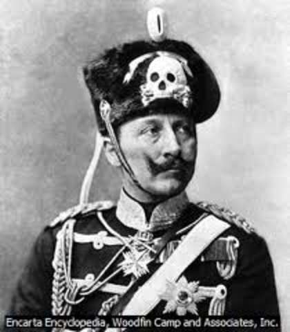 Wilhelm II allows alliance with Russia to expire