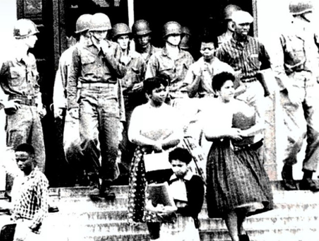 Desegregation at Little Rock, Arkansaa