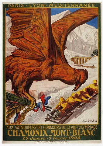 1st Winter Olympics Held - 1924