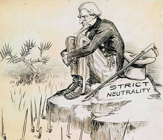 America Proclaims Neutrality in World  War 1