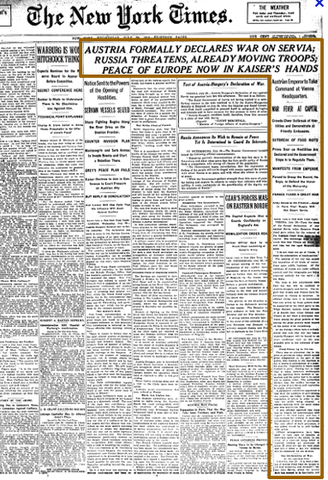 Austria-Hungry offers Serbia an untimatum