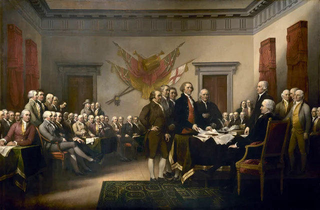 Declaration of Independence signed
